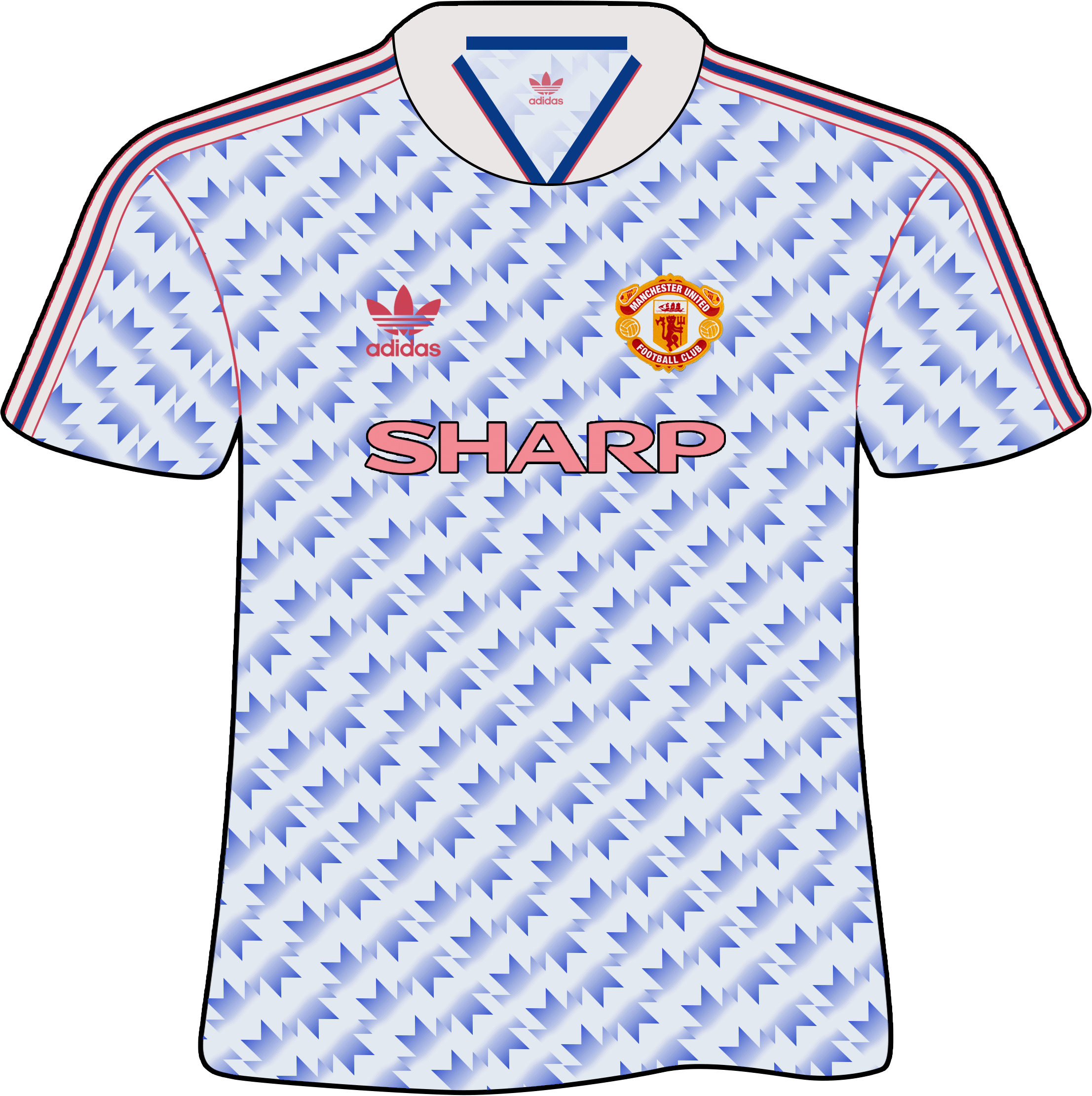 Manchester United Away Shirt 1990-1991