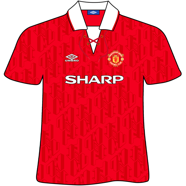 Manchester United Home Shirt 1992-1993